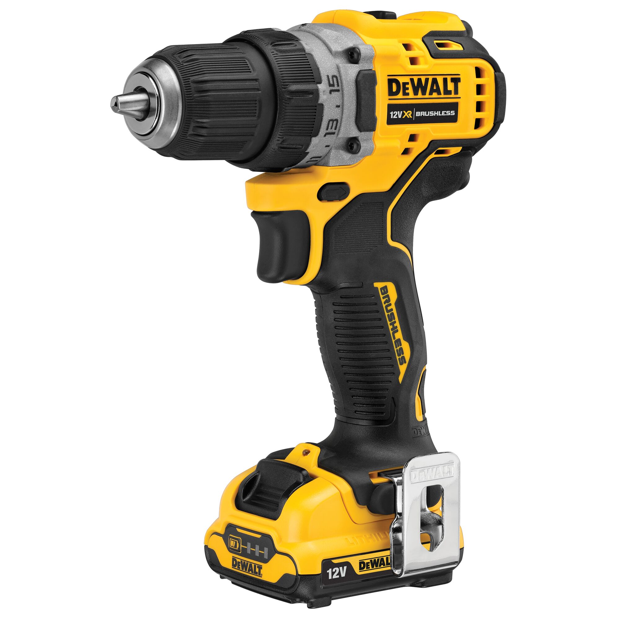 10.8V XR ブラシレス・ドリルドライバー (2.0Ah Battery x 2