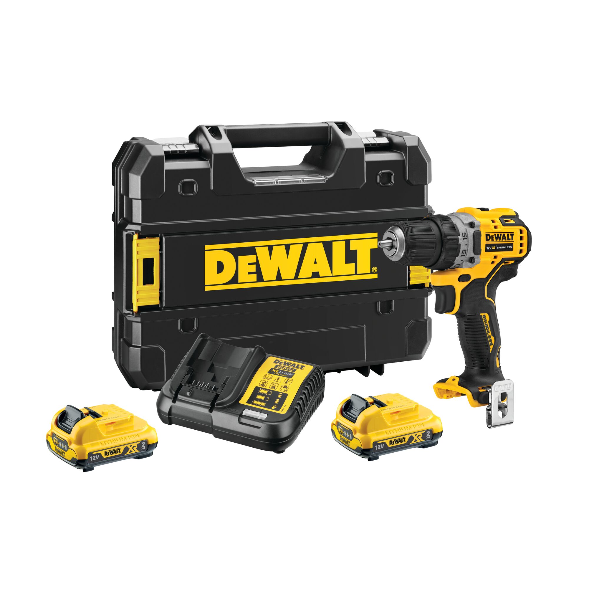 10.8V XR ブラシレス・ドリルドライバー (2.0Ah Battery x 2) | DEWALT