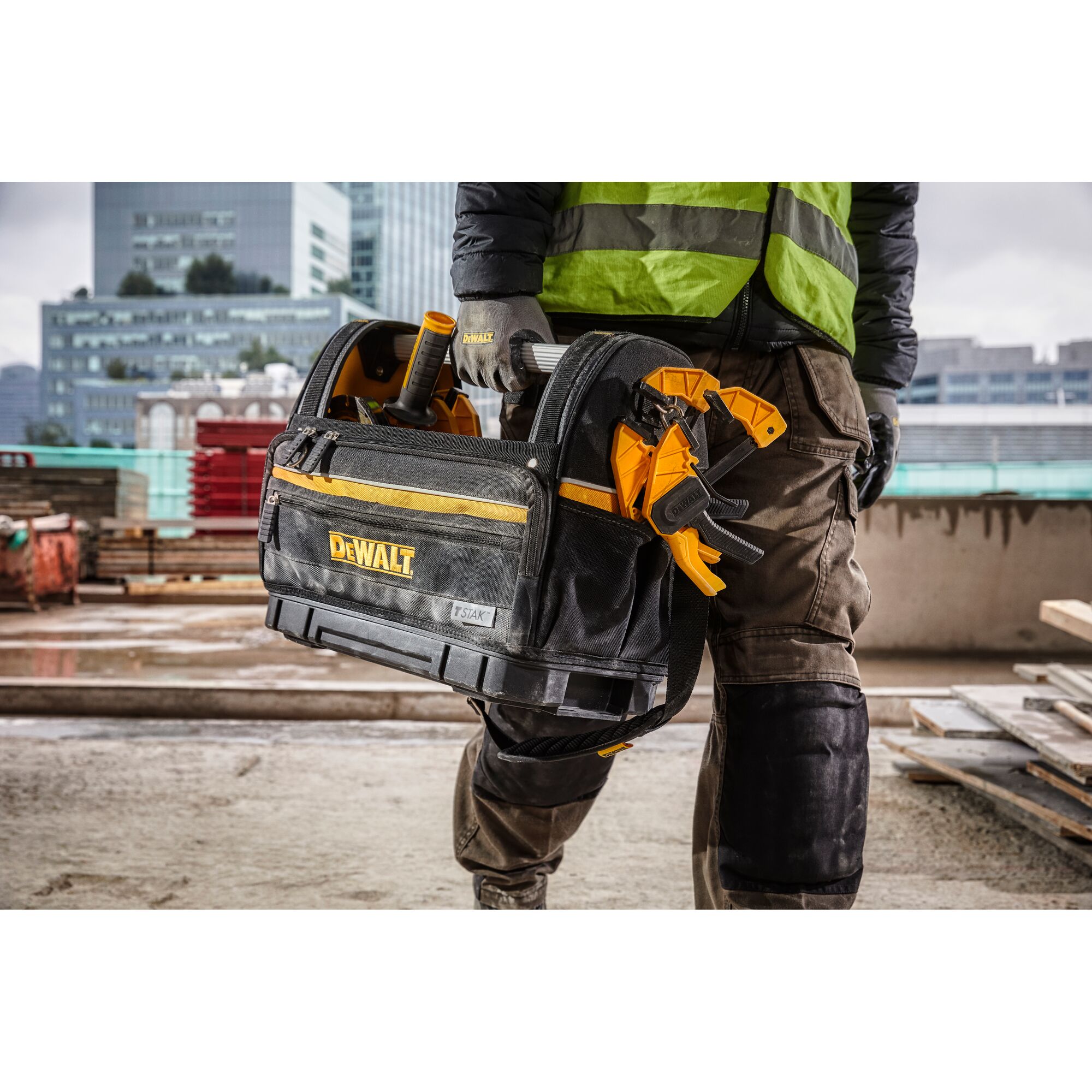 ティースタック オープン型トートバッグ DWST82990-1