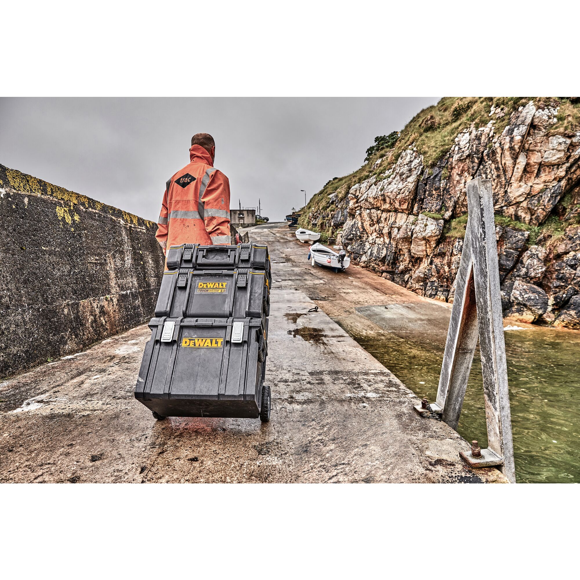 タフシステム2.0 システム収納BOX Mサイズ 工具箱 収納ケース ツールボックス DS300 積み重ね収納 DWST83294-1