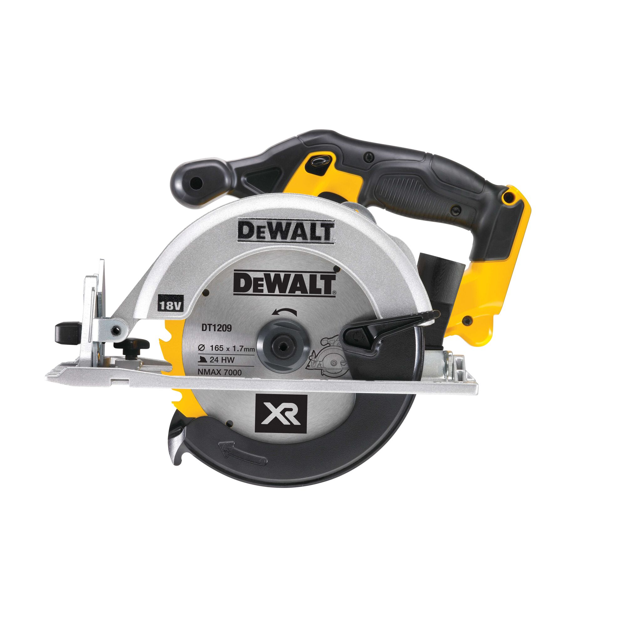 18V XR 165mm丸ノコ（本体のみ） | DEWALT